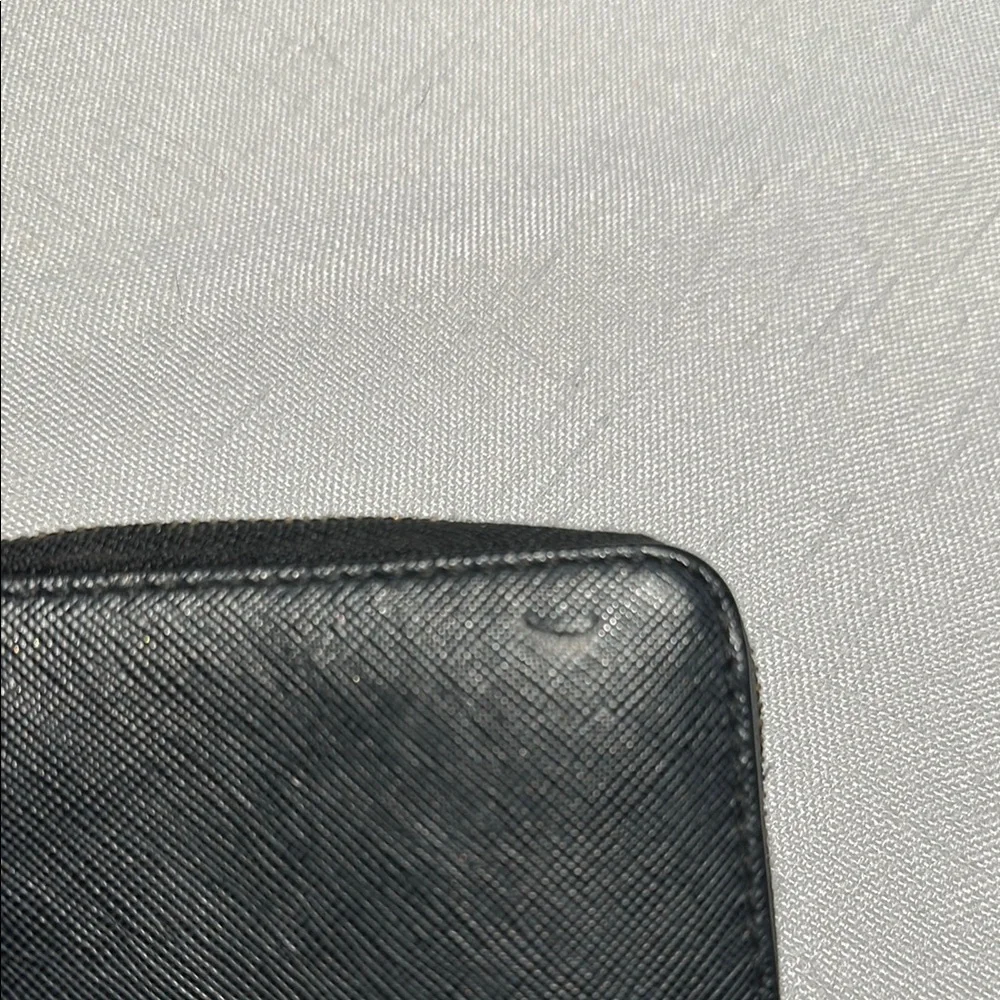 Tory Burch Black Wallet with Gold Logo